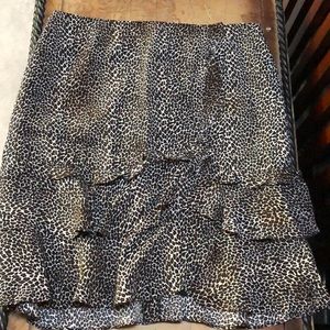 Leopard skirt